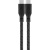 DC18BL24TR-CC кабель зарядный uBear Trend Cable USB-C/USB-C 2.4м, 140W, цвет черный